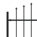 Recinzione a punte Asten Nero 200 x 200 cm