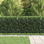 Recinzione ad arco a picchetto Dronten Nero 200x130 cm