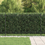 Recinzione ad arco a picchetto Dronten nero - 200x166 cm