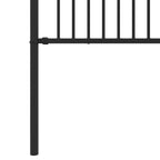 Recinzione a picchetto Baarlo nero 200x110 cm acciaio verniciato