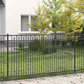 Recinzione a picchetto Baarlo nero in acciaio 200x150 cm