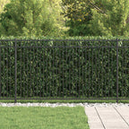 Recinzione a picchetto Baarlo nero in acciaio verniciato - 200x166 cm