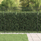 Recinzione a picchetto Baarlo Nero 200x200 cm - Acciaio verniciato a polvere