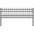 Recinzione a anello con picchetti HORST nero 200x110 cm