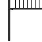 Recinzione a anello con picchetti Horst nero 200x130 cm acciaio verniciato