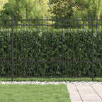 Recinzione a anello con picchetti HORST nero 200x200 cm