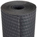 Schermo da balcone in polyrattan grigio scuro 400 x 90 cm