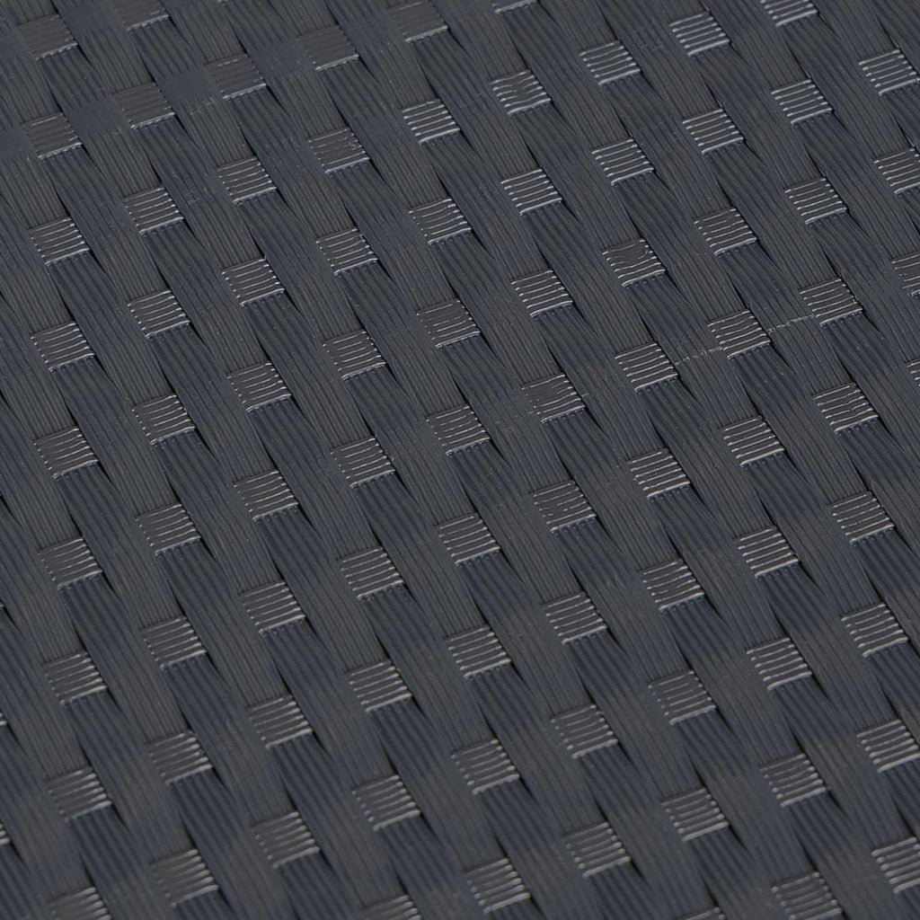 Schermo da balcone grigio scuro polyrattan 1000 x 90 cm