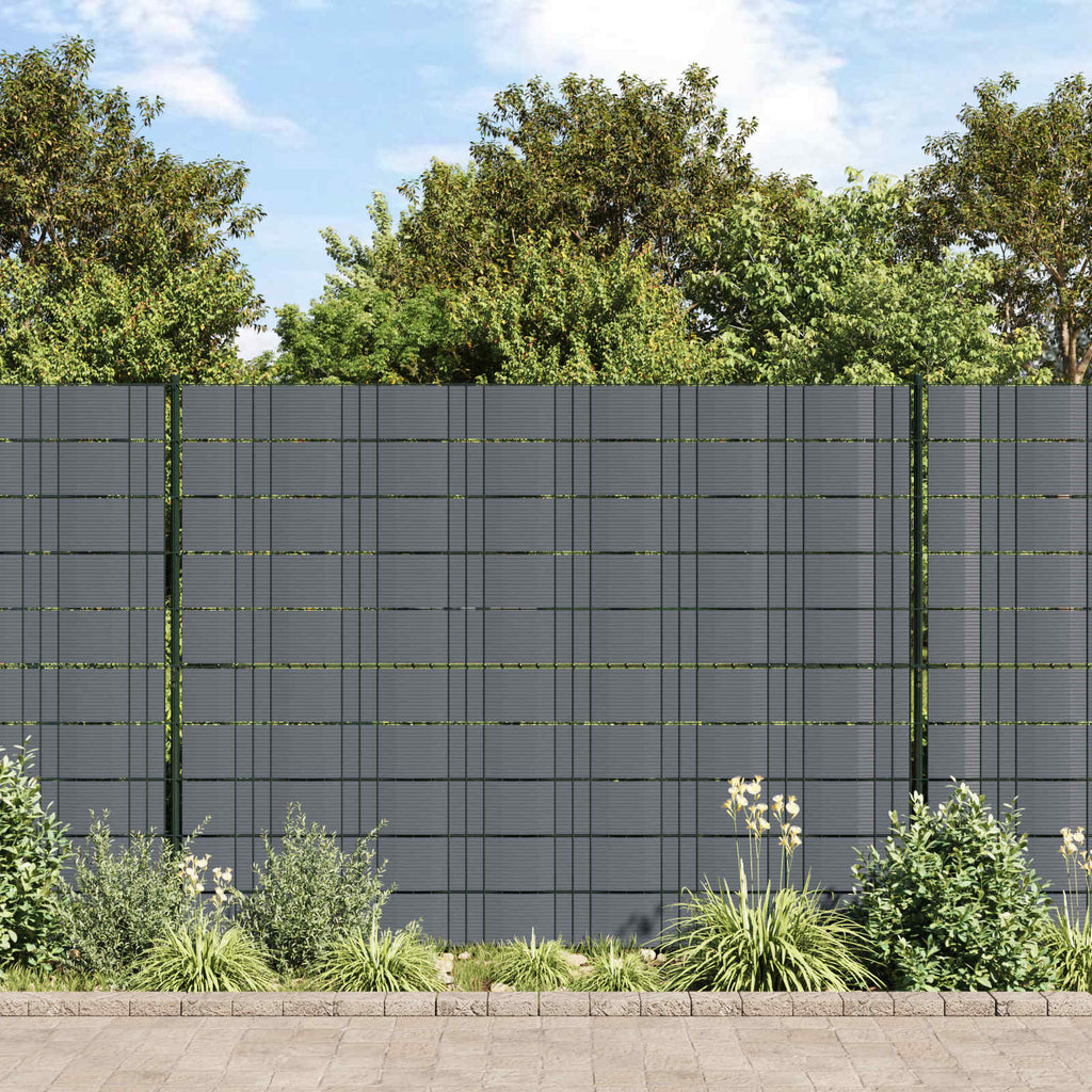 Nastro Privacy per Recinzione Grigio Scuro 260x19 cm