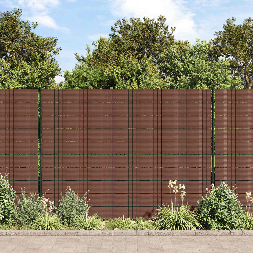 Nastro Privacy per Recinzione Marrone 260x19 cm