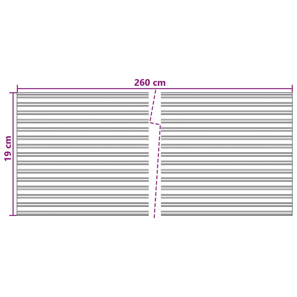 Nastro Privacy per Recinzione Grigio Chiaro 260x19 cm