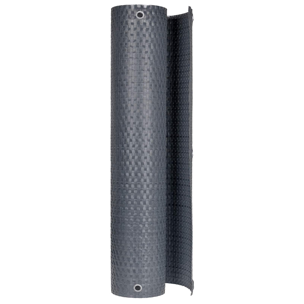 Schermo per Balcone con Occhielli Antracite 400x100 cm Polyrattan