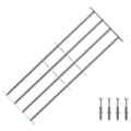 Griglia di sicurezza per finestre con 4 barre trasversali 930-1740 mm - Set 3 pz