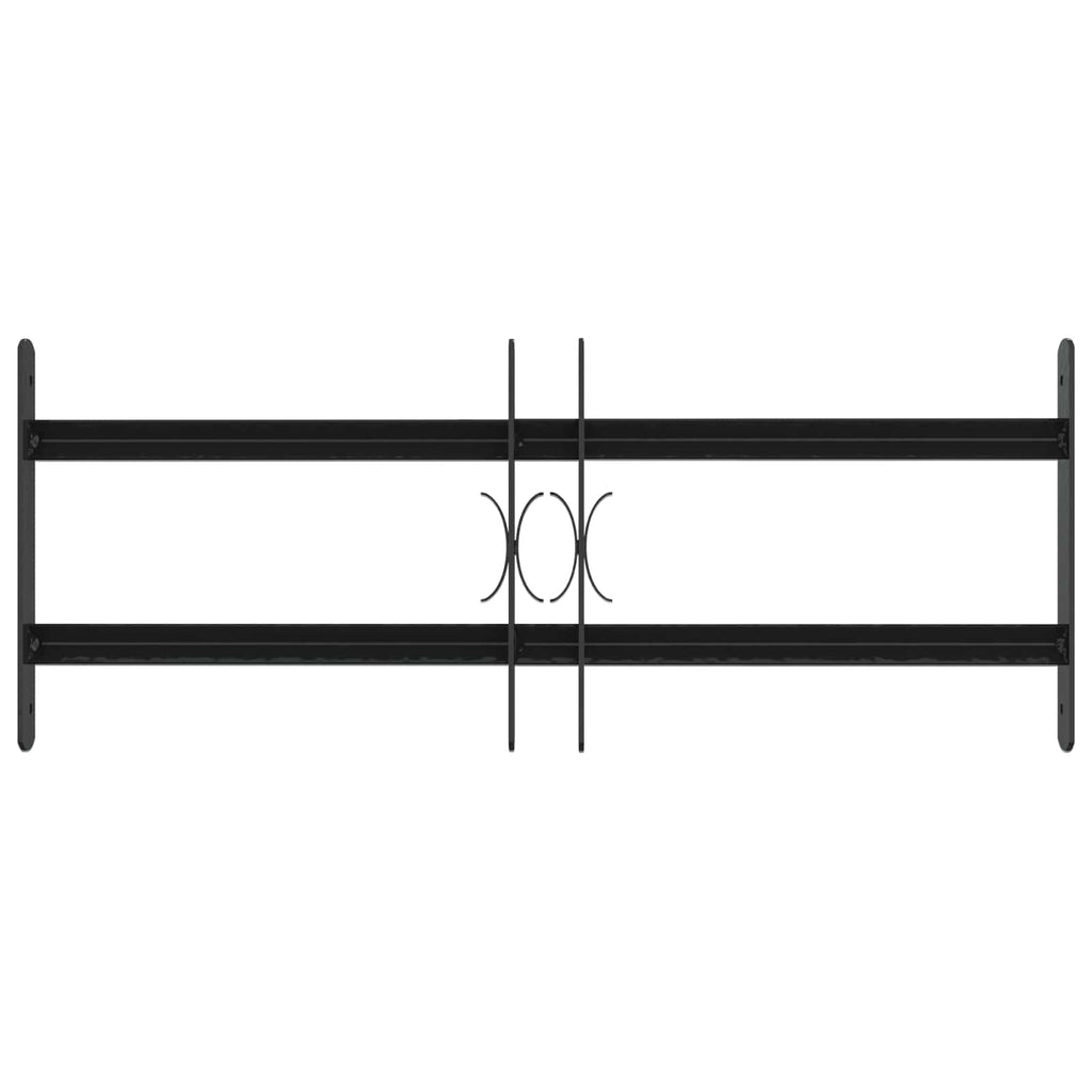 Griglia di Sicurezza per Finestre con 2 Traverse 43-74 cm - Set 3 pezzi