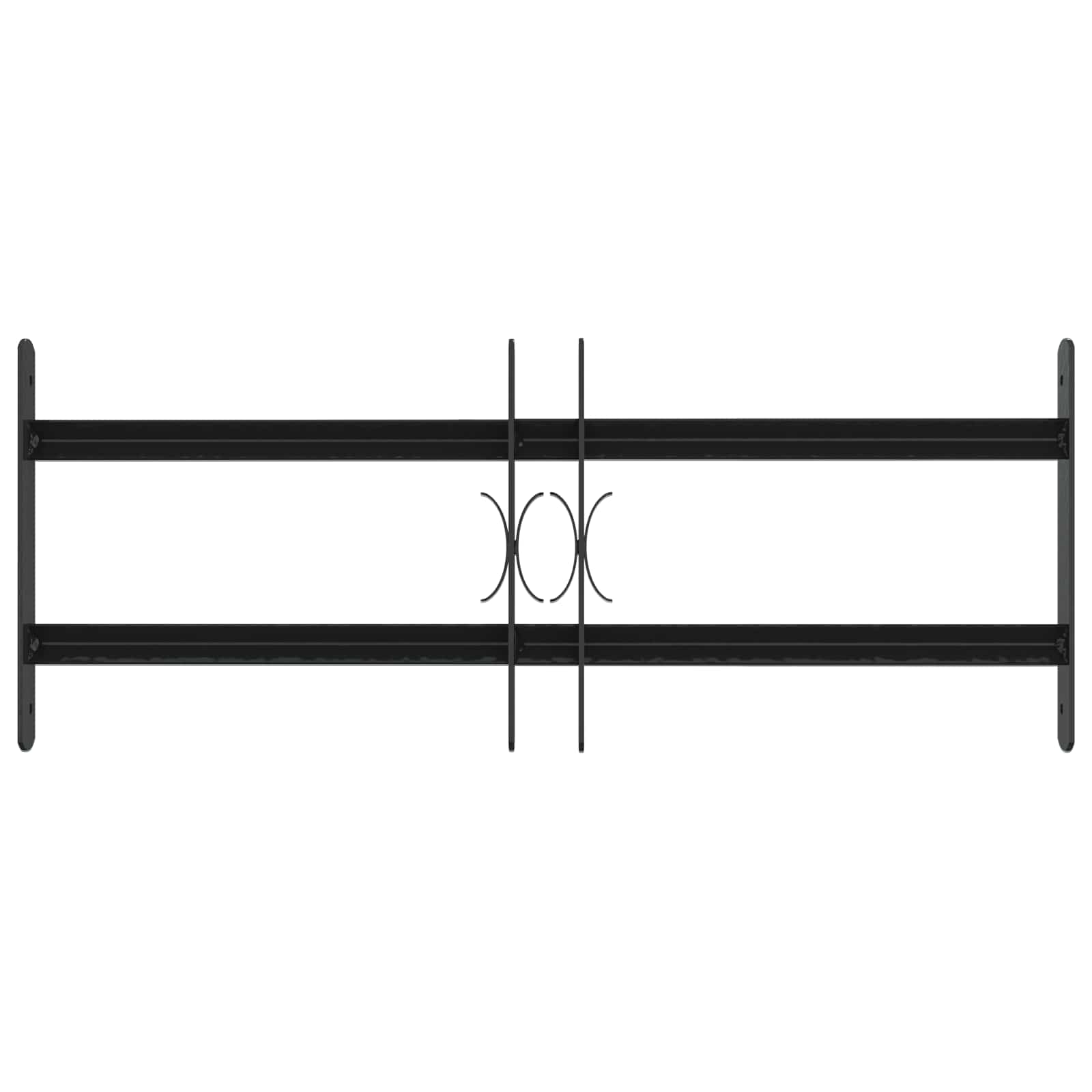 Griglia di Sicurezza per Finestre con 2 Traverse 43-74 cm - Set 3 pezzi