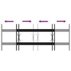 Griglia di Sicurezza per Finestre con 2 Traverse 43-74 cm - Set 3 pezzi