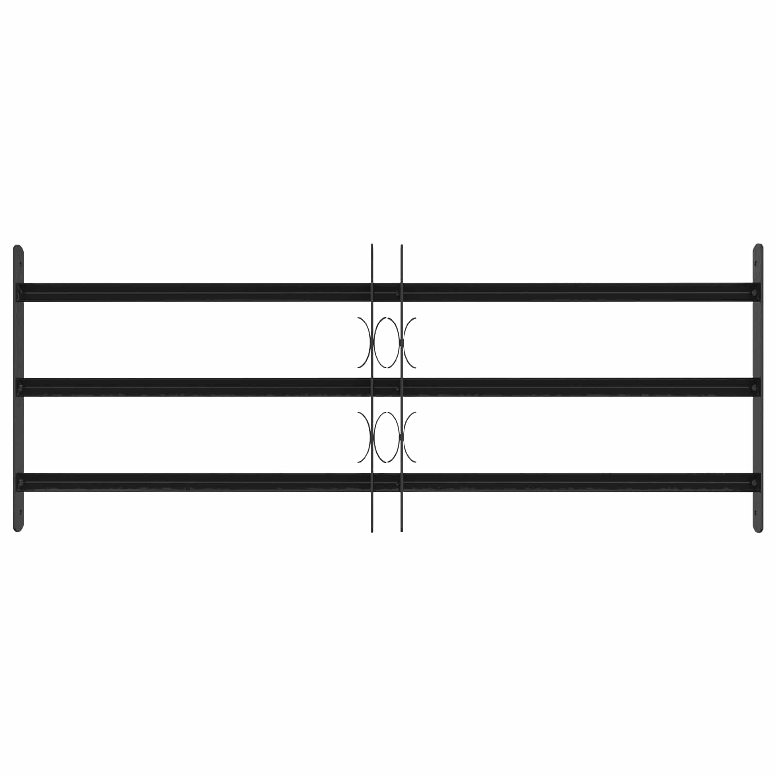 Griglia di Sicurezza per Finestra con 3 Traversine - Set 3 pcs