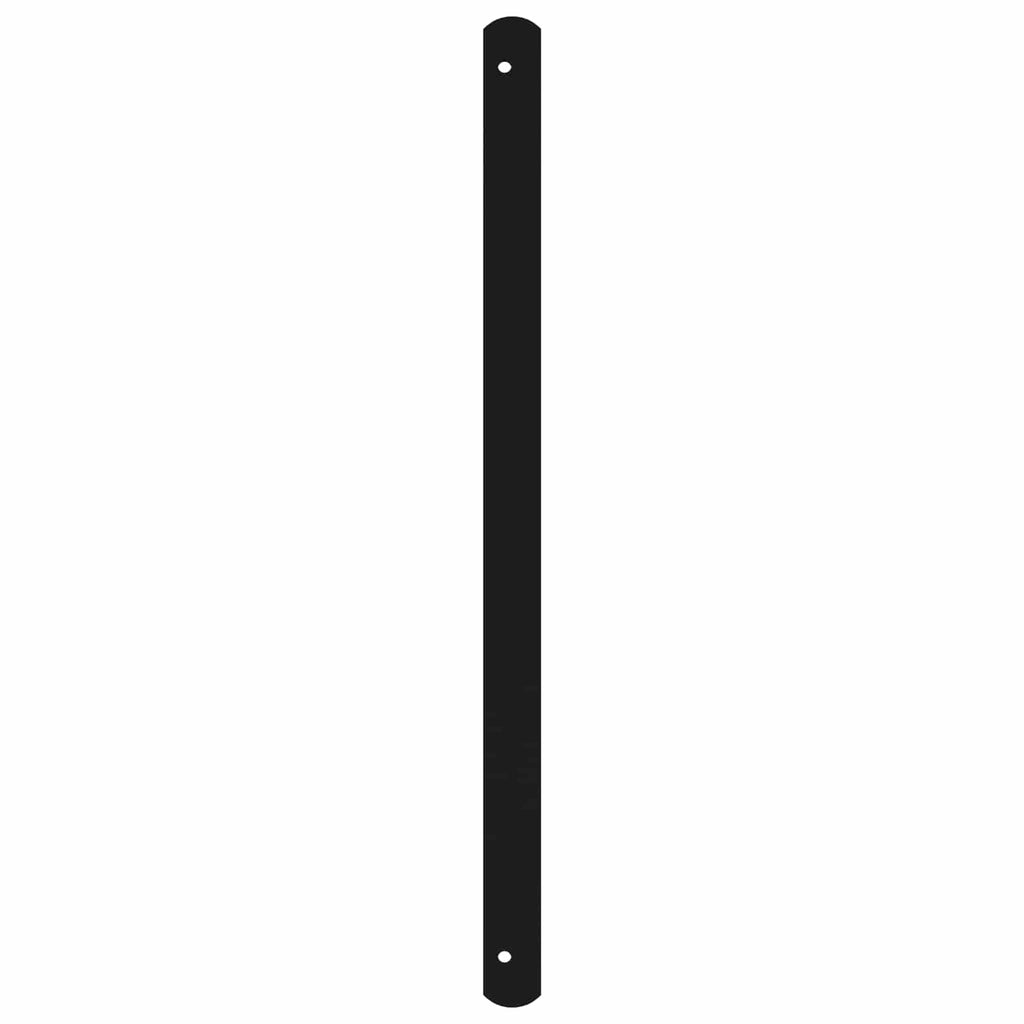 Griglia di sicurezza per finestre con 4 barre trasversali 93-174 cm - Acciaio nero - 3 pezzi