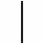 Griglia di sicurezza per finestre con 4 barre trasversali 93-174 cm - Acciaio nero - 3 pezzi