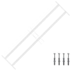 Griglia di Sicurezza per Finestre con 2 Traverse - Set 3 pz