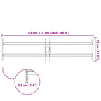 Griglia di Sicurezza per Finestre con 2 Traverse - Set 3 pz