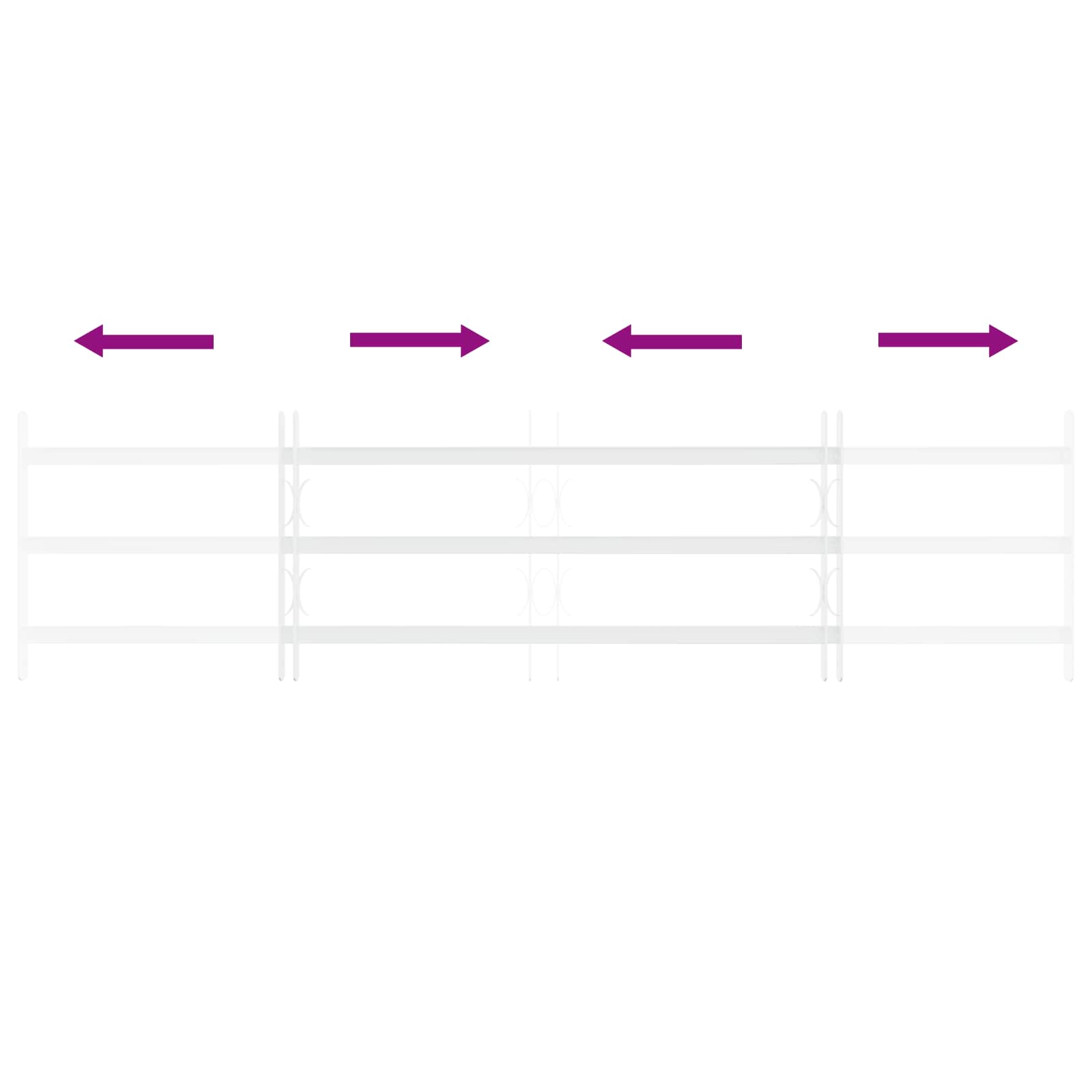 Griglia di Sicurezza per Finestra con 3 Traversine - Set 3 pz
