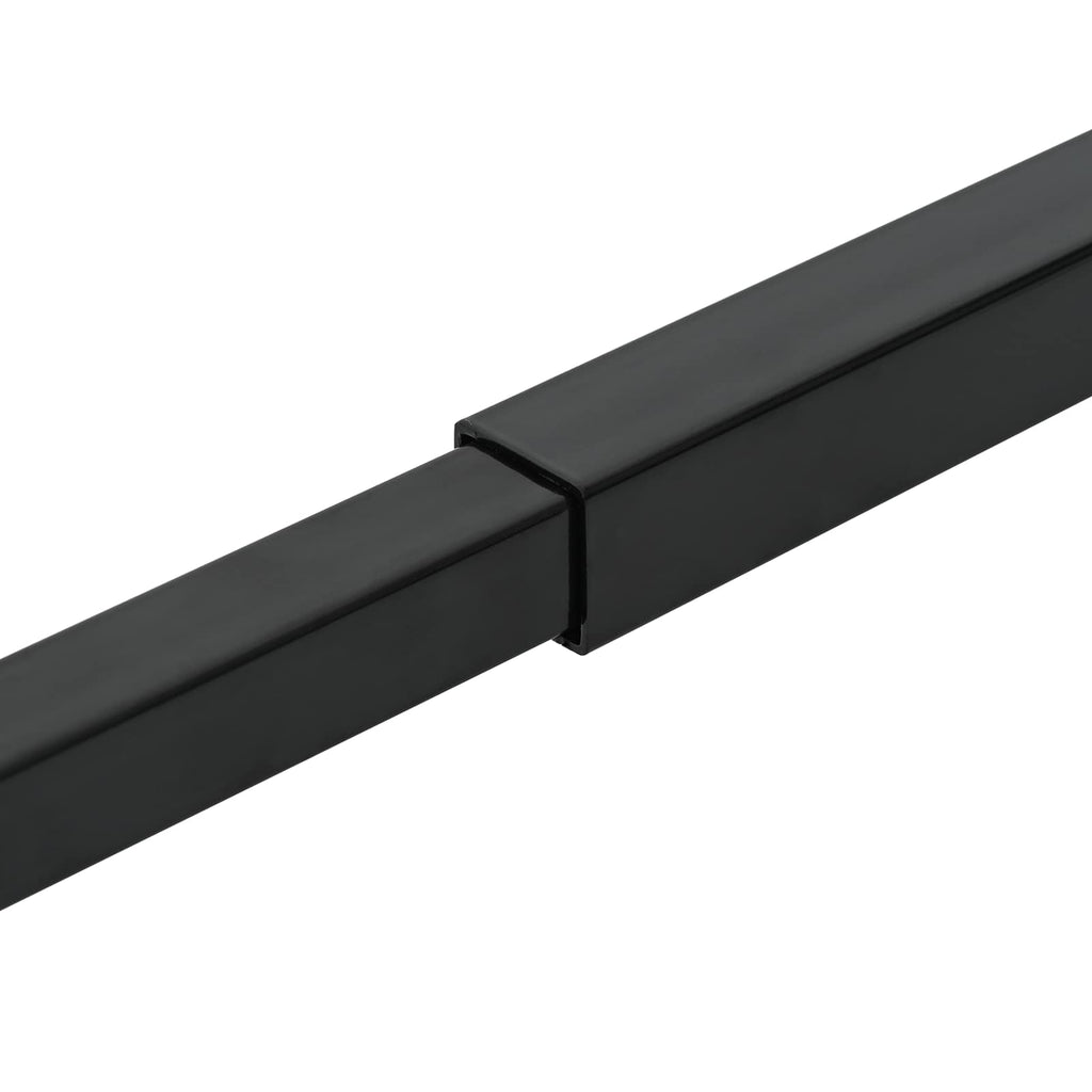 Barra di Sicurezza Regolabile per Finestra 710-1200 mm Acciaio Nero - Set 6 pezzi