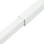 Barra di Sicurezza Regolabile per Finestra 710-1200 mm Acciaio Bianco (3 pz)
