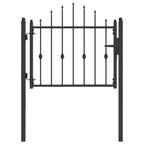 Cancello per recinzione Horst 100 x 75 cm metallo nero