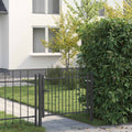 Cancello per recinzione HORST 100 x 75 cm metallo nero