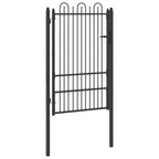 Cancello per recinzione HORST 100 x 150 cm Acciaio Nero
