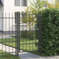 Cancello per recinzione Horst 100 x 150 cm metallo verniciato nero