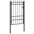 Cancello per recinzione Horst 100 x 150 cm metallo verniciato nero