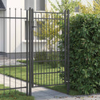 Cancello per recinzione Horst 100 x 175 cm metallo nero