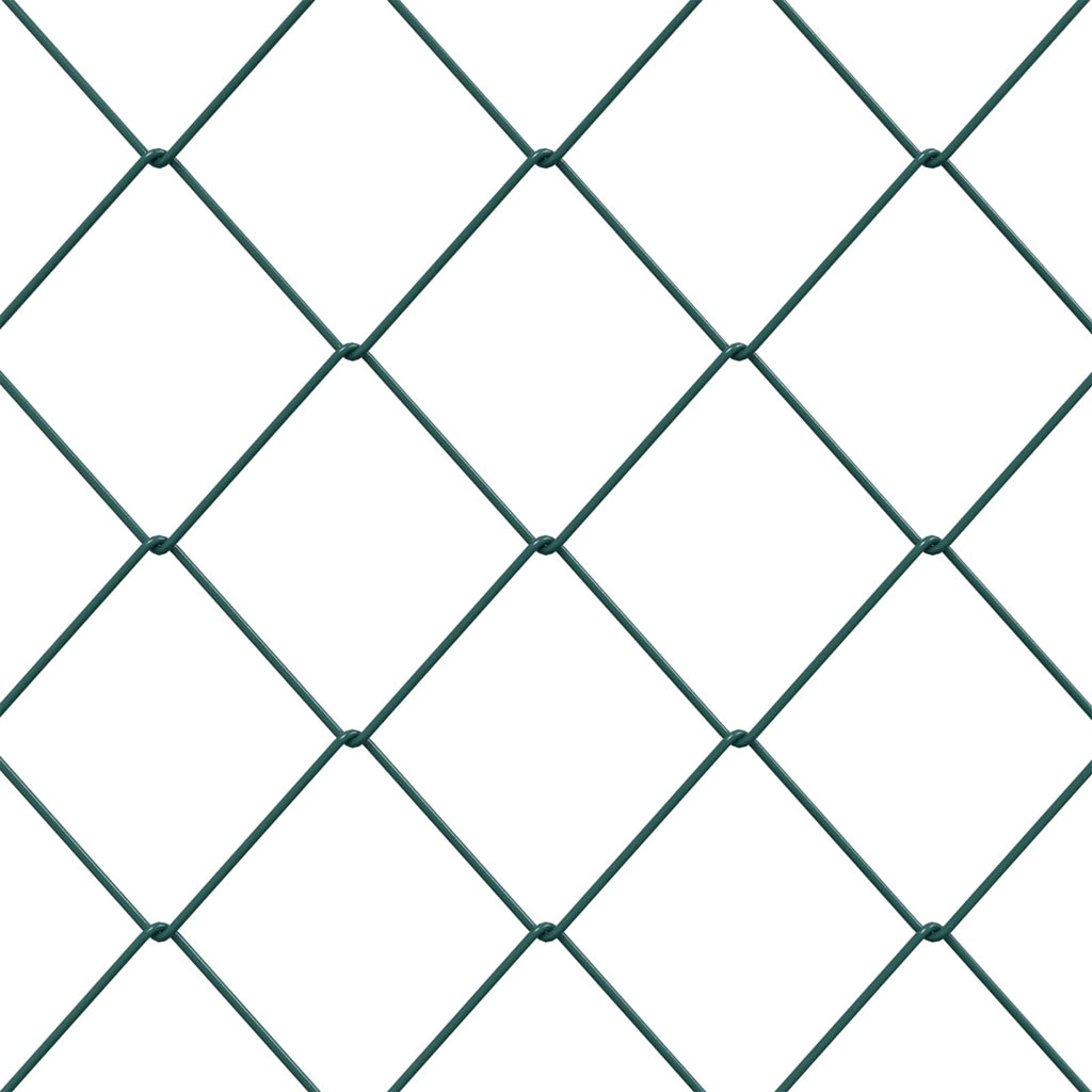 Recinzione a rete metallica Verde 2 x 10 m Acciaio