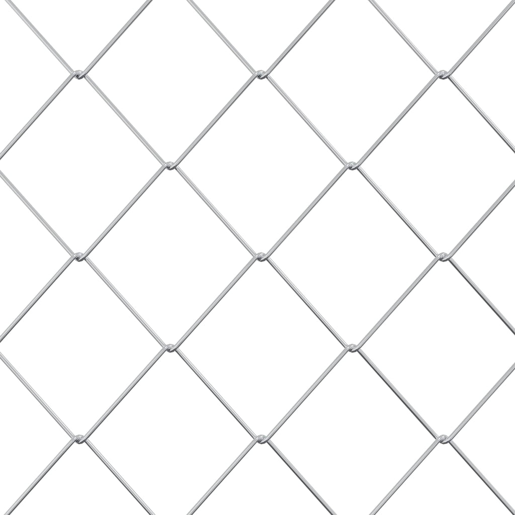 Recinzione a rete metallica galvanizzata 2 x 10 m