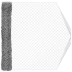 Recinzione a rete metallica galvanizzata 2 x 10 m