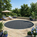 Copertura Solare per Piscina Ø 455 cm PE 200 μm Nero