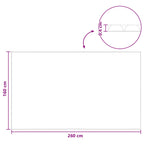 Copertura Solare per Piscina 260x160 cm in Polietilene