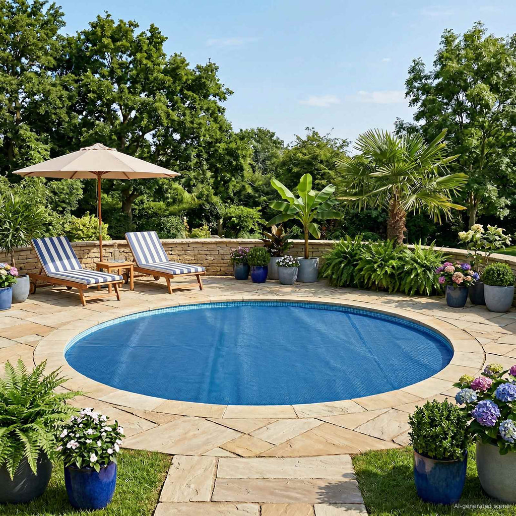Copertura Solare per Piscina Rotonda Ø 356 cm PE 200 μm