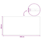 Copertura Solare per Piscina 450x220 cm in Polietilene