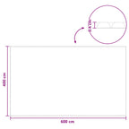 Copertura Solare per Piscina 600x400 cm in Polietilene con Camere d'Aria