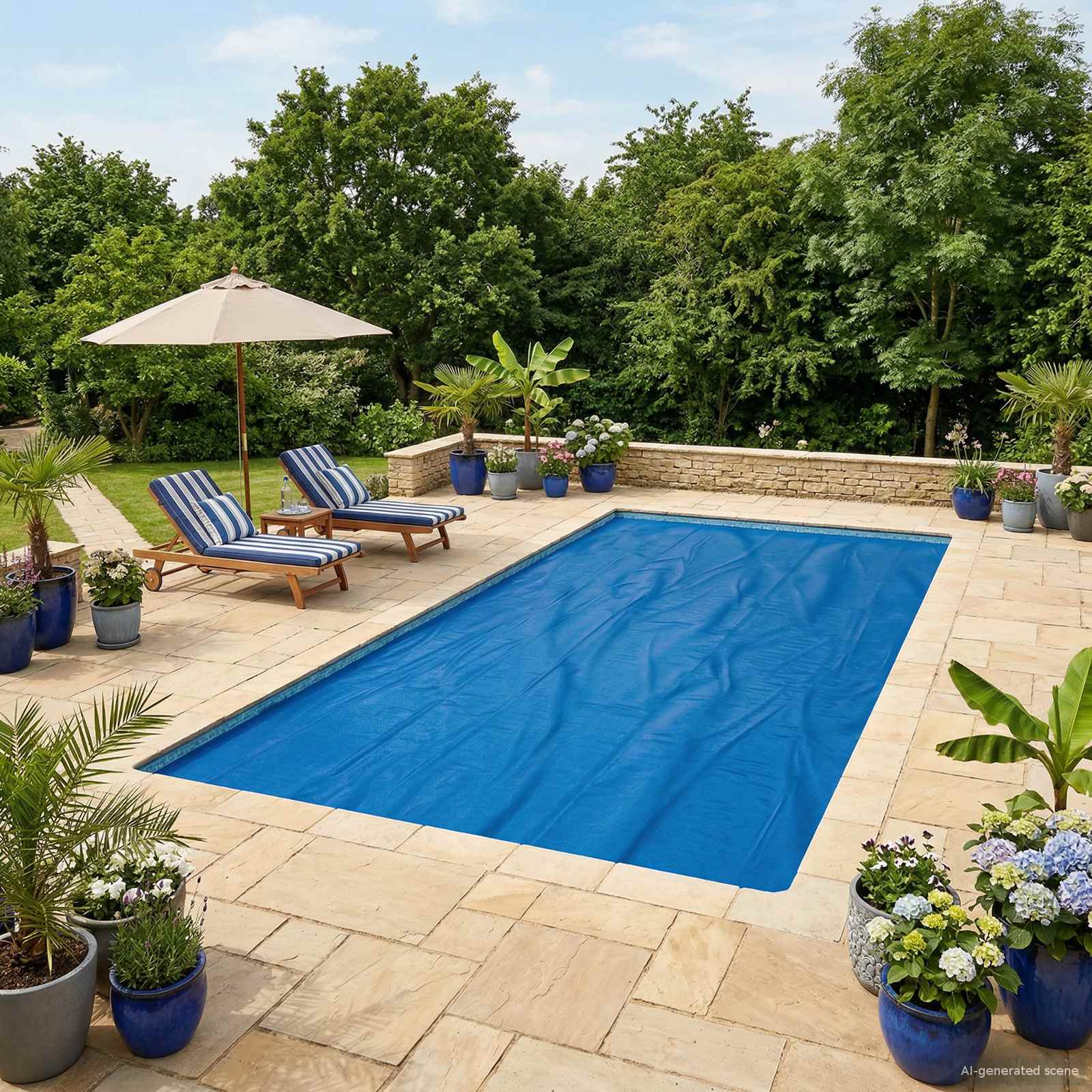 Copertura Solare per Piscina in Polietilene 732 x 366 cm