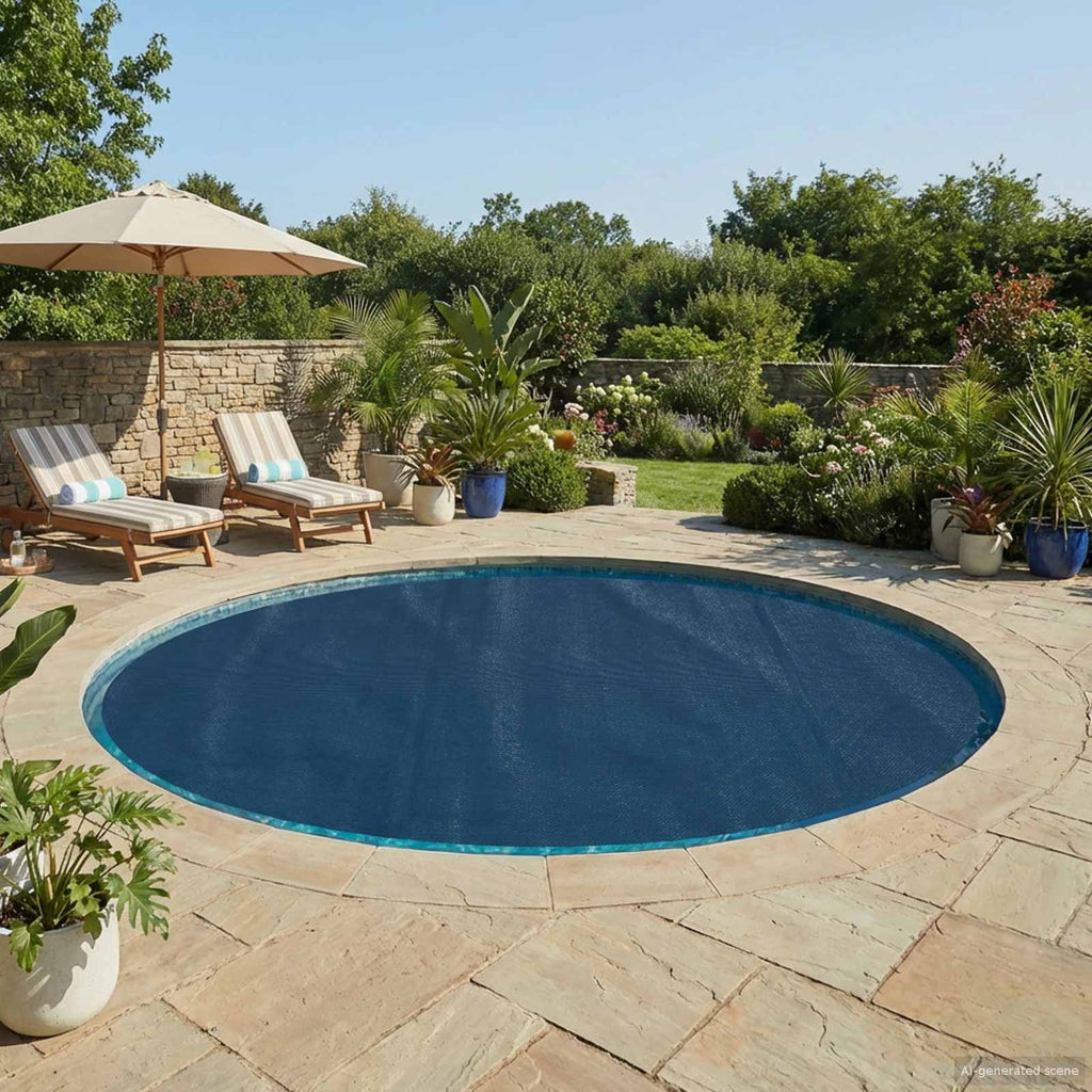 Copertura Solare per Piscina Extra Pesante Ø 250 cm 400 μm PE