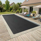 Copertura solare per piscina 800 x 400 cm 110 μm PE nero