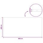 Copertura Solare per Piscina 800x400 cm Polietilene PE