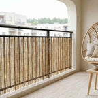 Recinzione per Giardino Carbonizzato Giunco 300 x 100 cm