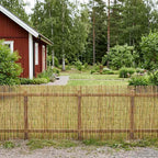 Recinzione per Giardino Carbonizzato 1000 x 90 cm Giunco