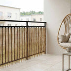 Recinzione per Giardino Carbonizzato 1000 x 90 cm Giunco