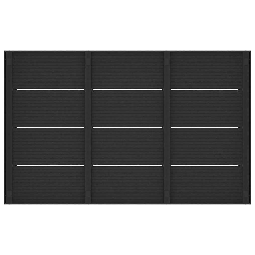Piastra base per doccia nero 101 x 63 x 5,5 cm WPC